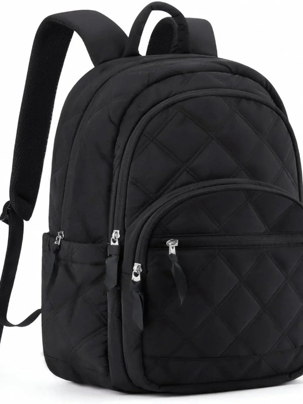 Chic Water-Resistant Quilted Laptop Backpack for Women